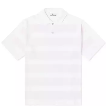 Рубашка-поло Stone Island Marina Stripe, белый