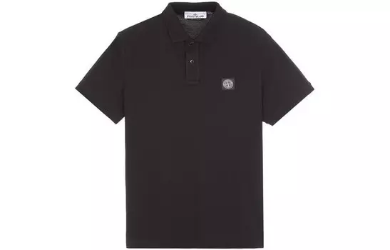 Рубашка-поло Stone Island V0062, черный
