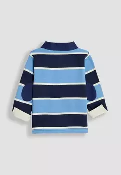 Рубашка поло STRIPE RUGBY, REGULAR FIT JoJo Maman Bb, синий