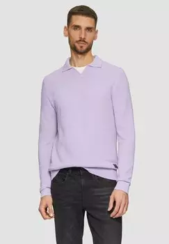 Рубашка поло STRUKTURIERTER s.Oliver, фиолетовый