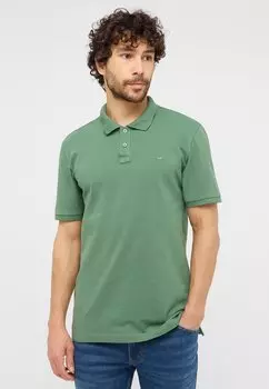 Рубашка поло STYLE PIERRE Mustang, зеленый