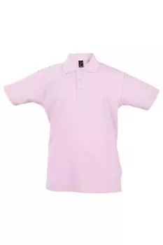 Рубашка поло Summer II из пике SOL'S, розовый