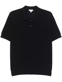 Рубашка поло Sunspel, синий