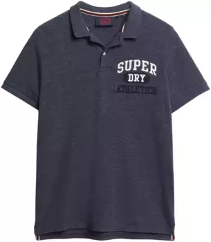 Рубашка-поло Superdry "SD-VINTAGE SUPERSTATE POLO", цвет Dark Indigo