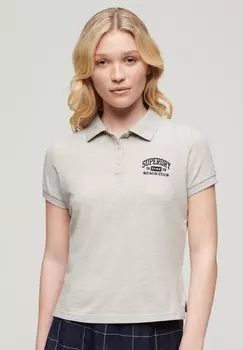 Рубашка-поло Superdry, светло-серый