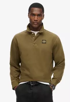 Рубашка поло Superdry, зеленый
