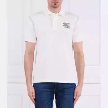 Рубашка поло свободного кроя Lacoste, белый