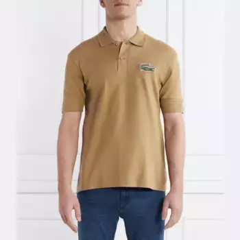 Рубашка поло свободного кроя Lacoste, коричневый