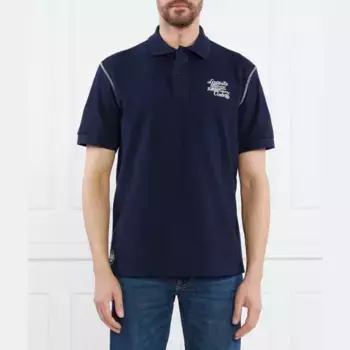 Рубашка поло свободного кроя Lacoste, синий
