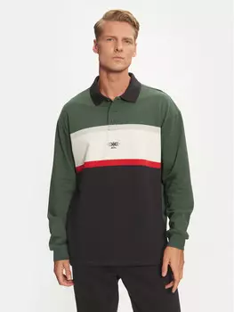 Рубашка-Поло свободного кроя Quiksilver, зеленый