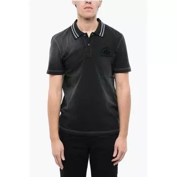 Рубашка поло T-SMID RED TAG Acid Wash с 2 пуговицами Diesel, Black