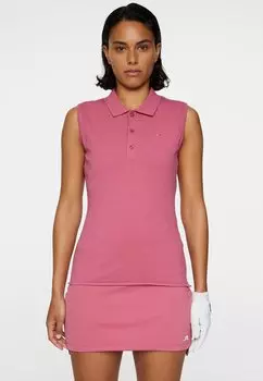 Рубашка поло TANJA SLEEVELESS J.LINDEBERG Sports, фиолетовый
