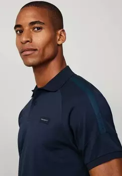Рубашка поло TAPE SHLDR Hackett London, синий