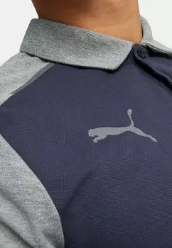 Рубашка-поло TEAMCUP CASUALS UND LOGO Puma, синий
