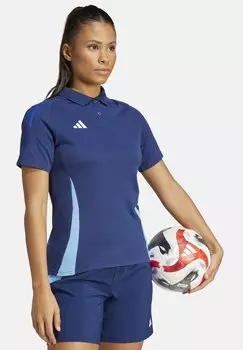 Рубашка поло TEAMSPORT TIRO adidas Performance, синий