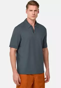 Рубашка поло TECH COOL JADE-FRESH Boggi Milano, темно-серый