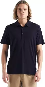 Рубашка-поло Tech Lite II Short Sleeve Polo Icebreaker, цвет Midnight Navy
