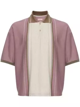 Рубашка поло Tenjiku KAPITAL, фиолетовый