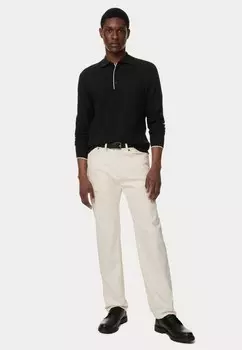 Рубашка поло TEXTURED Marks & Spencer, черный