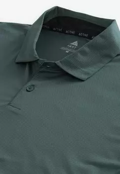 Рубашка-поло Textured Regular Fit Next, шиферно-серая