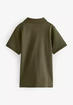 Рубашка поло TEXTURED SHORT SLEEVE REGULAR FIT Next, зеленый