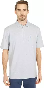 Рубашка-поло The Original Four-Button Heathered Polo johnnie-O, серый