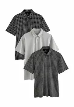 Рубашка поло THREE PACK Next, черный