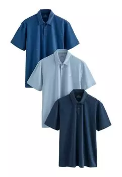 Рубашка поло THREE PACK Next, синий