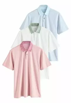 Рубашка поло THREE PACK Next, синий