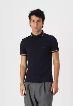 Рубашка поло TIPPED SLIM FIT Tommy Hilfiger, темно-синий
