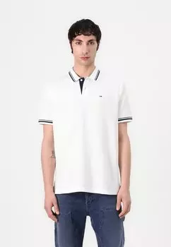 Рубашка поло TIPPED Tommy Jeans, кремовый