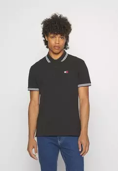 Рубашка-поло TIPPING DETAIL Tommy Jeans, черный