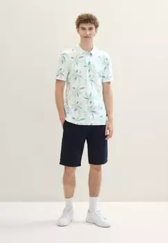 Рубашка поло TOM TAILOR DENIM, кремовый