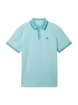 Рубашка поло TOM TAILOR Shirt, цвет navy/turquoise