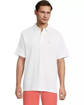 Рубашка поло Tommy Bahama Flamingo Mingle Five O'Clock Polo, цвет Bright White