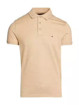 Рубашка поло TOMMY HILFIGER Shirt, бежевый