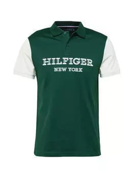 Рубашка поло TOMMY HILFIGER Shirt, зеленый