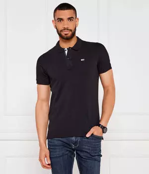 Рубашка поло Tommy Jeans, черный