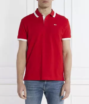 Рубашка поло Tommy Jeans, красный
