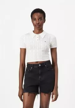 Рубашка поло Tommy Jeans, кремовый