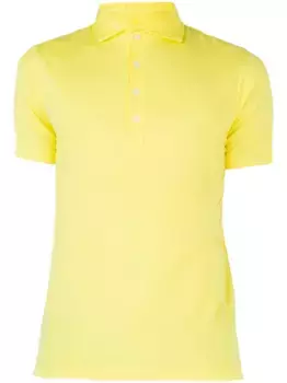 Рубашка поло тонкой вязки Fedeli, желтый