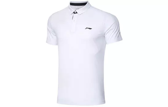 Рубашка поло Training Series для мужчин, белая Lining, белый