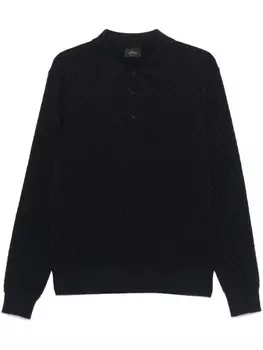 Рубашка поло Trama Brioni, синий