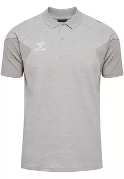 Рубашка-поло TRAVEL Hummel, цвет light grey melange