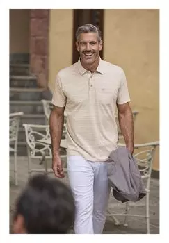 Рубашка-поло TRENZIO BABISTA, бежевый