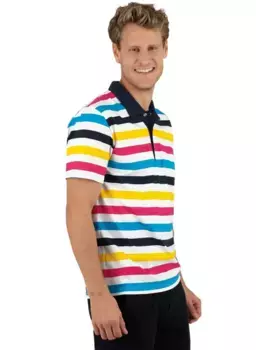 Рубашка-поло Trigema "Рубашка-поло TRIGEMA из одинарного джерси DELUXE", белый