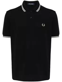 Рубашка поло Twin Tipped Fred Perry, черный