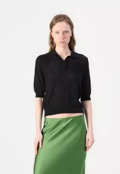 Рубашка поло TWINSET, черный