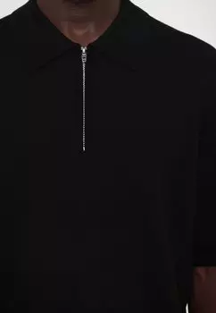 Рубашка поло TYLER QUARTER ZIP J.LINDEBERG, черный