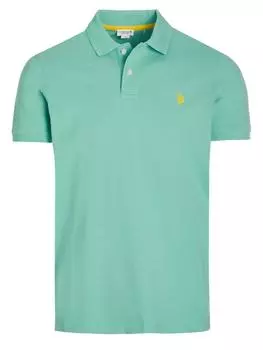 Рубашка поло U.S. Polo Assn., бирюзовый